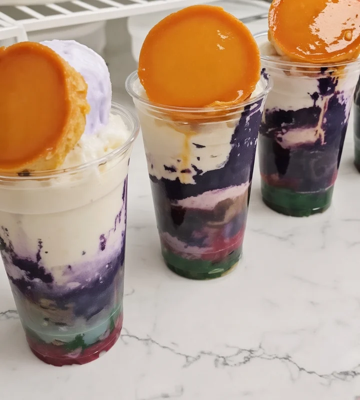 Halo-Halo, Filipino dessert at Sagana Foods, Filipino restaurant in Calgary, AB